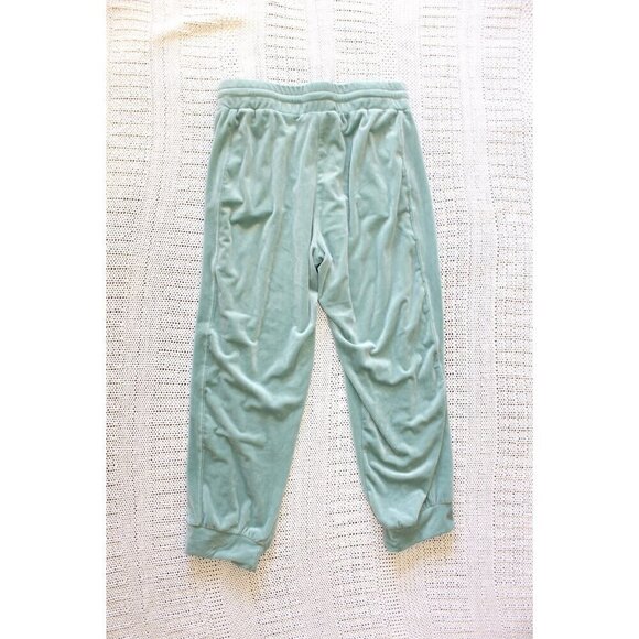 Anthropologie Saturday Sunday Merida Velvet Jogger Pants Size L Mint Green - Picture 6 of 11